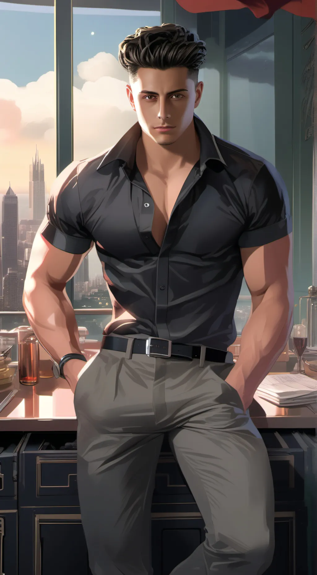 ai character: Pauly D background