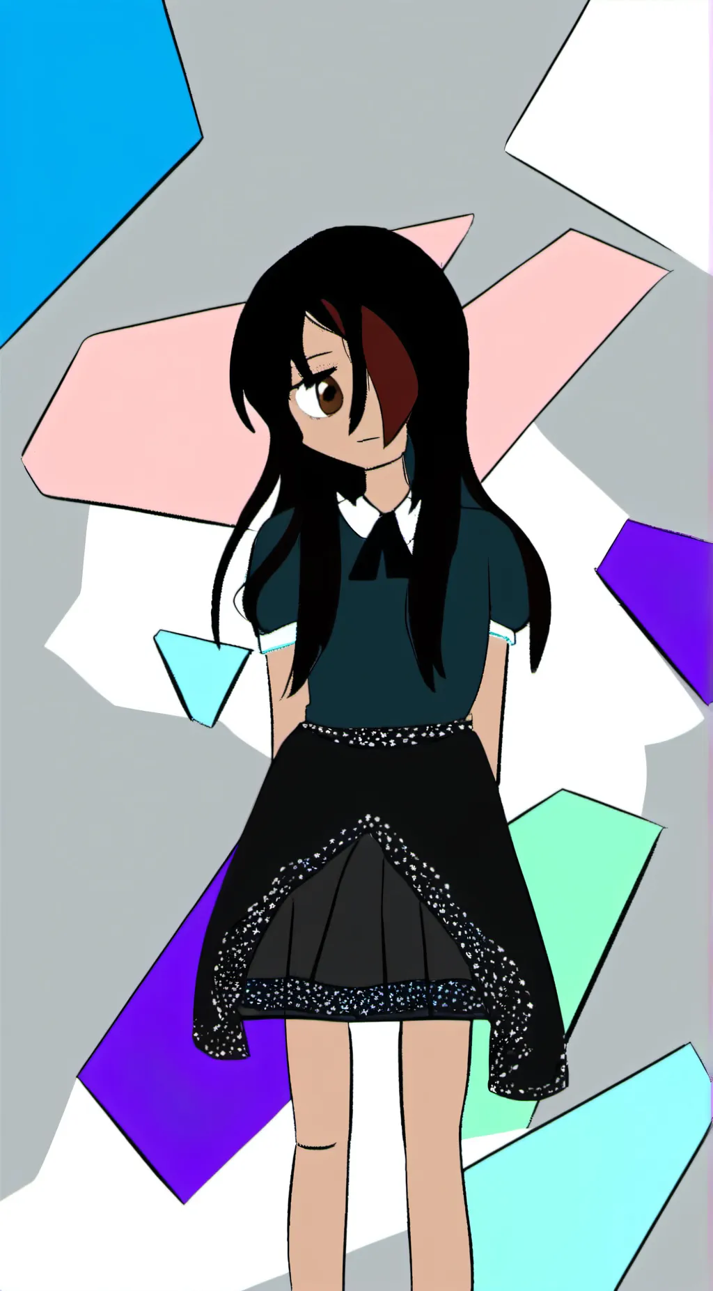 ai character: Agari Momo background