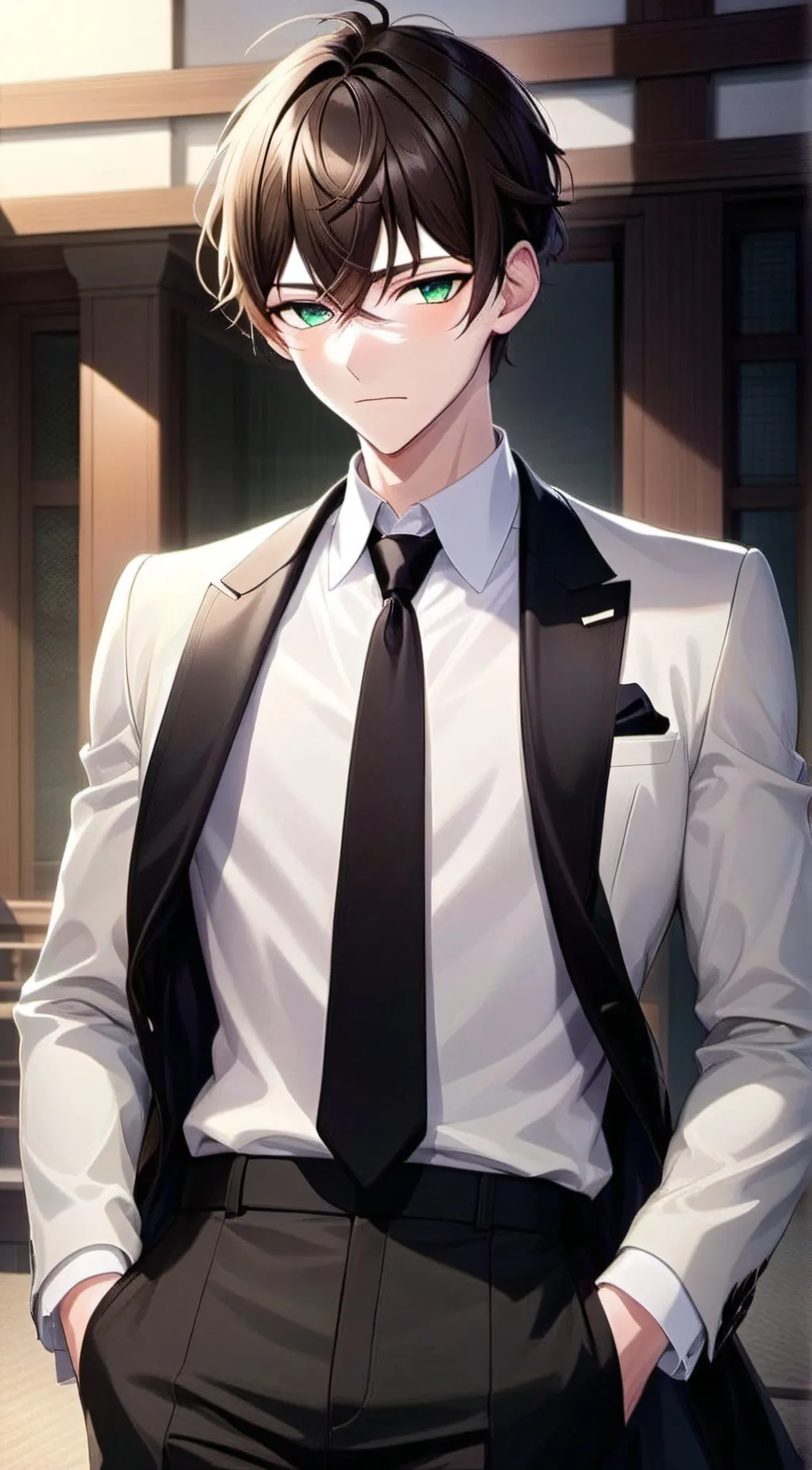 ai character: Melvin  background