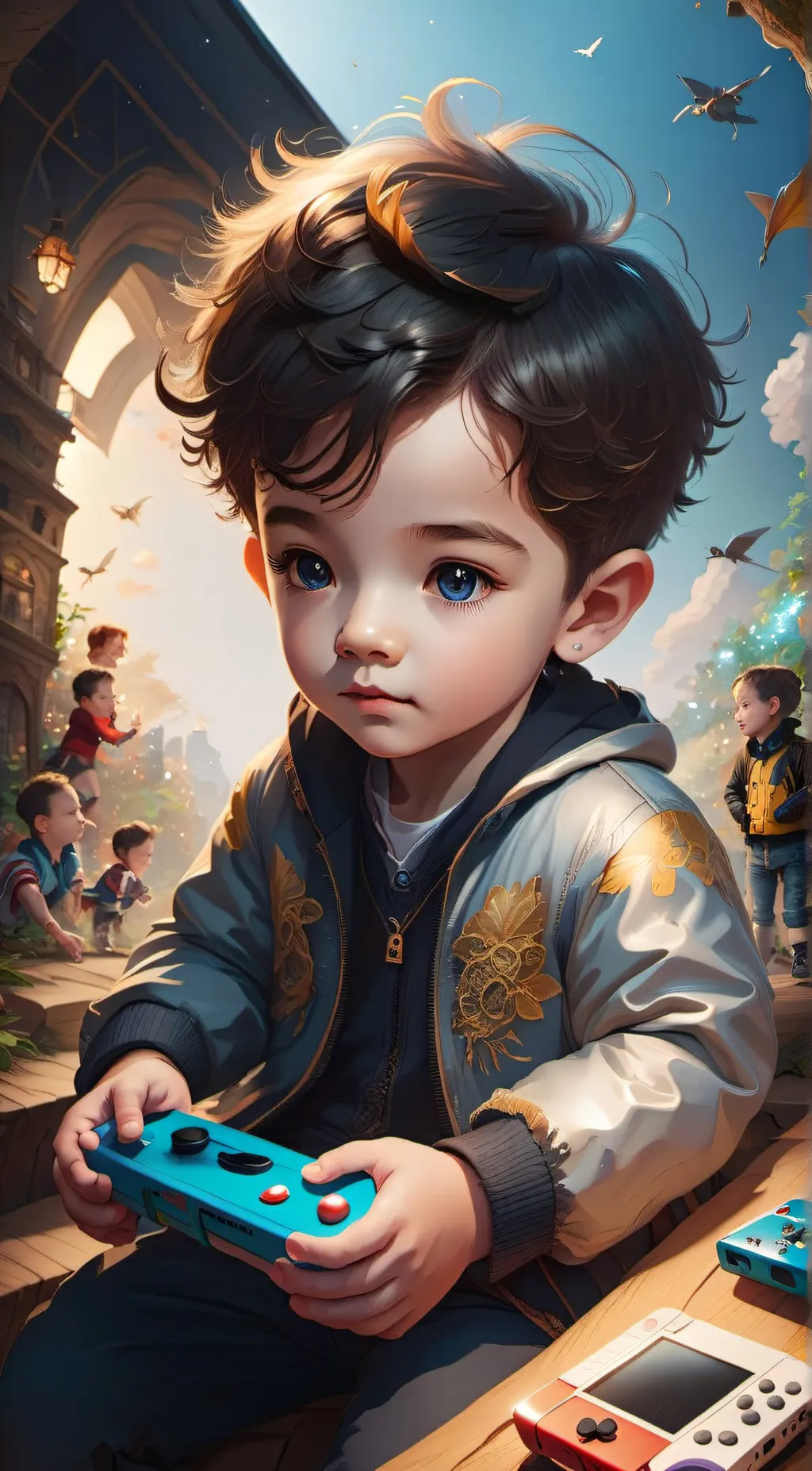ai character: random pokemon kid background