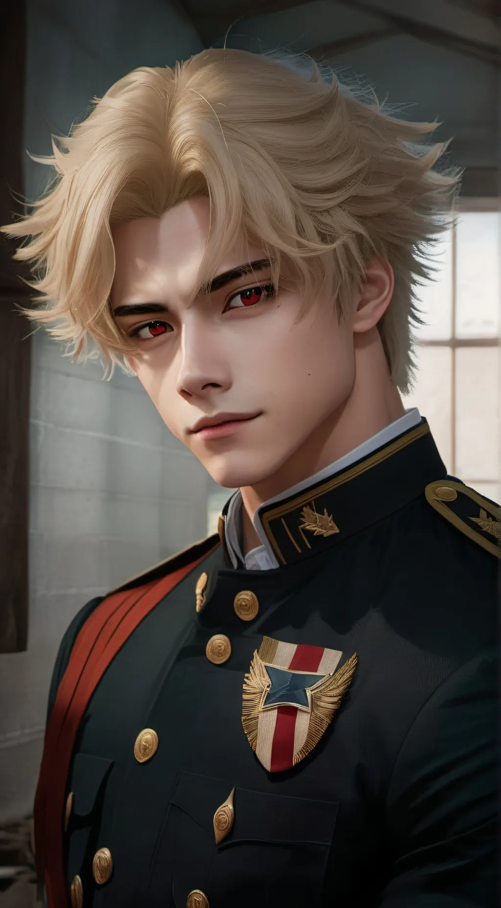 ai character: bakugou \ kats background