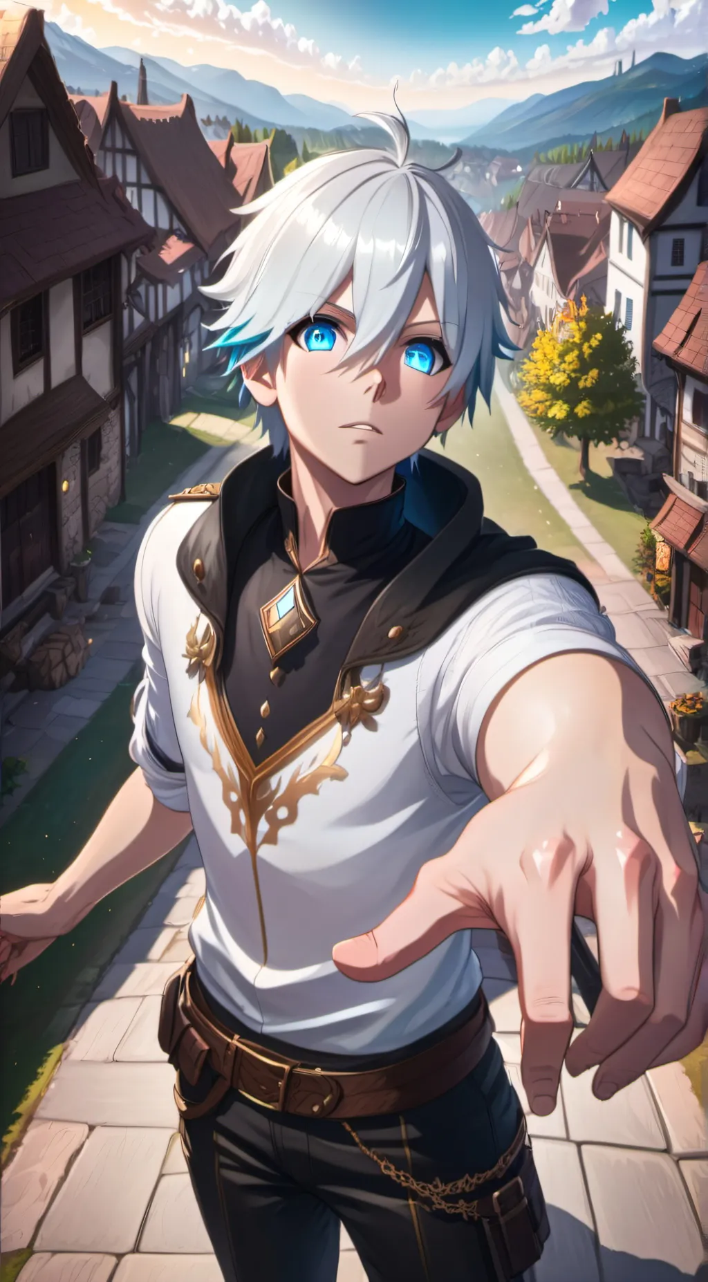 ai character: Salem background