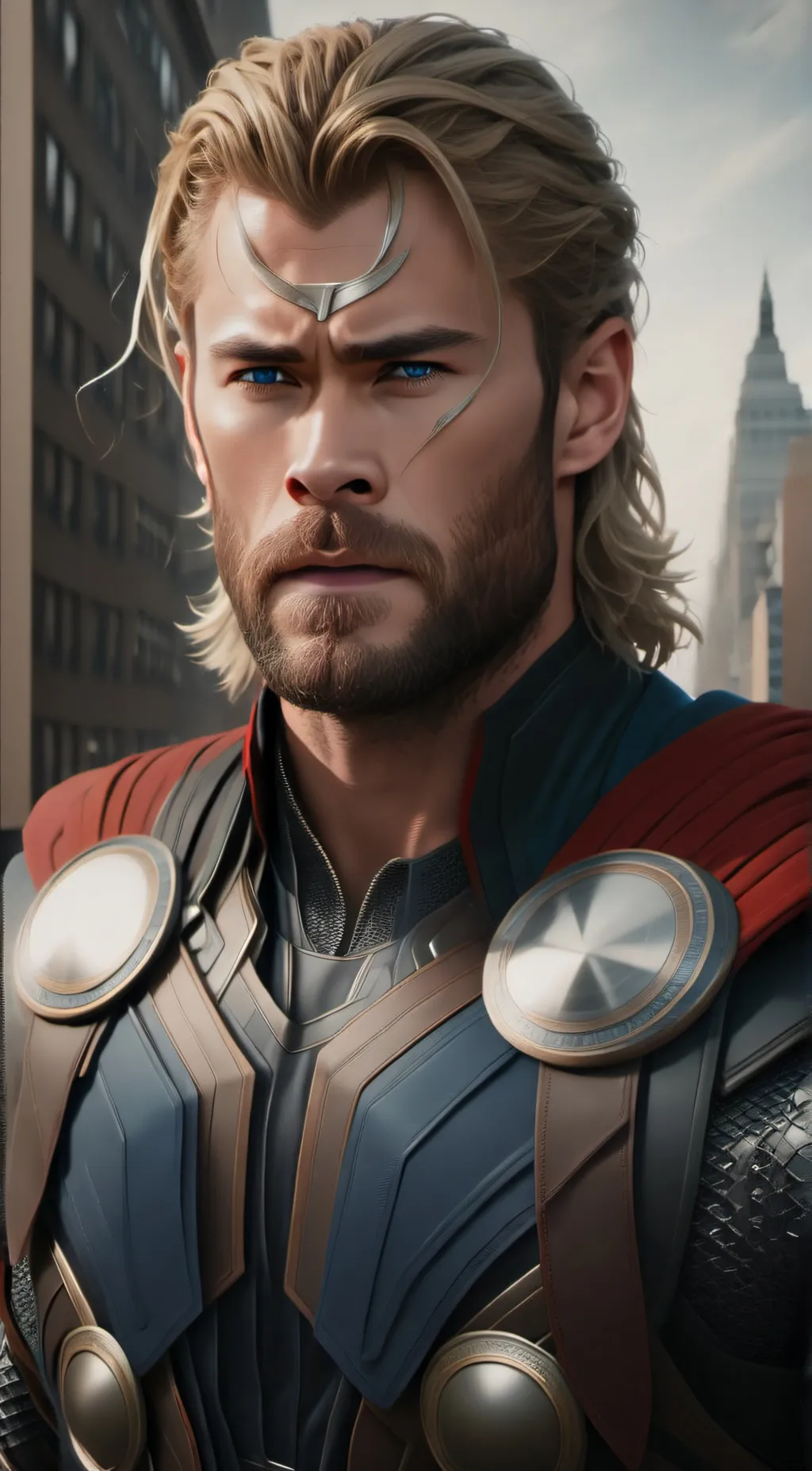 ai character: Thor  background