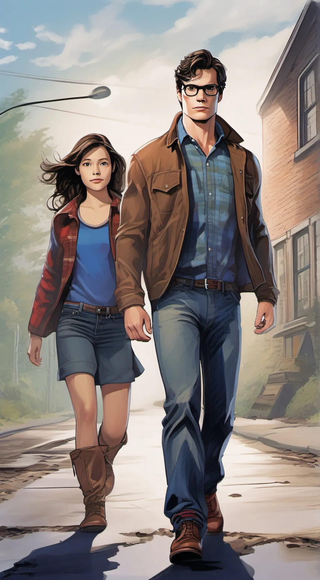ai character: Clark Kent background