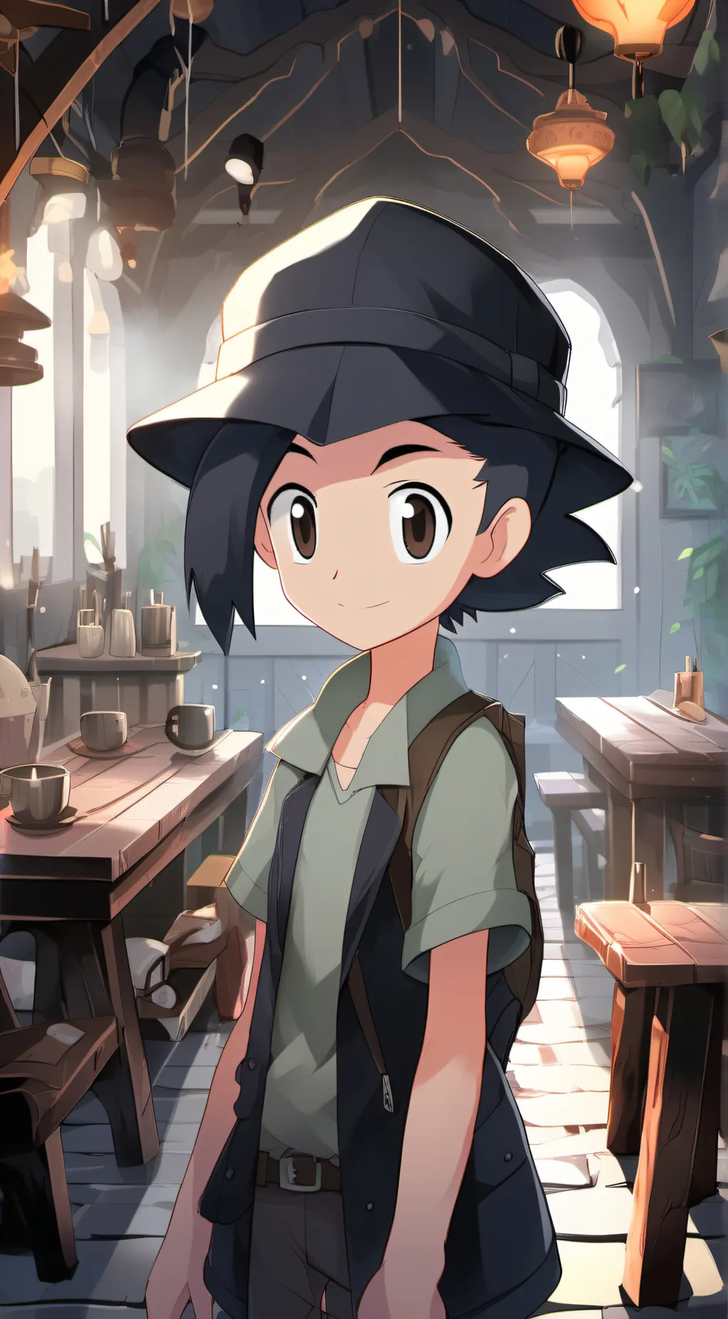 ai character: Ethan (Pokémon) background
