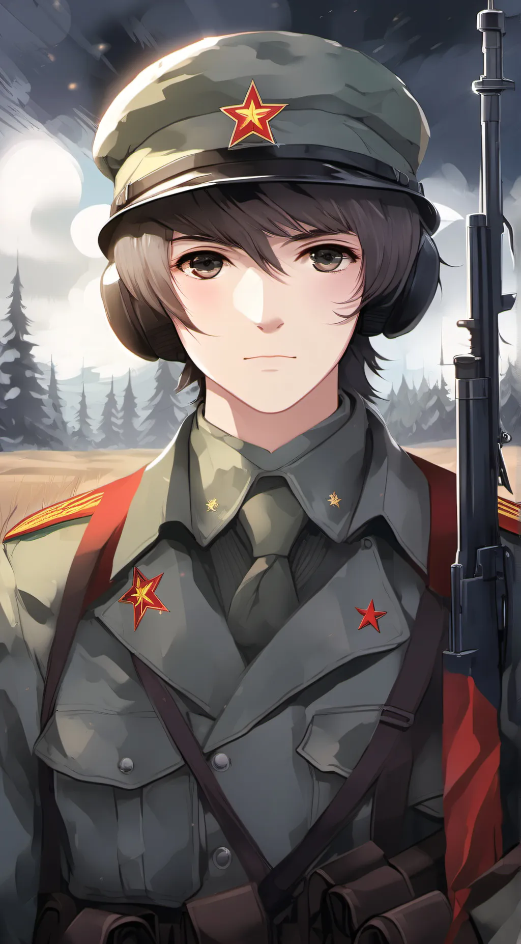 ai character: Katyusha background