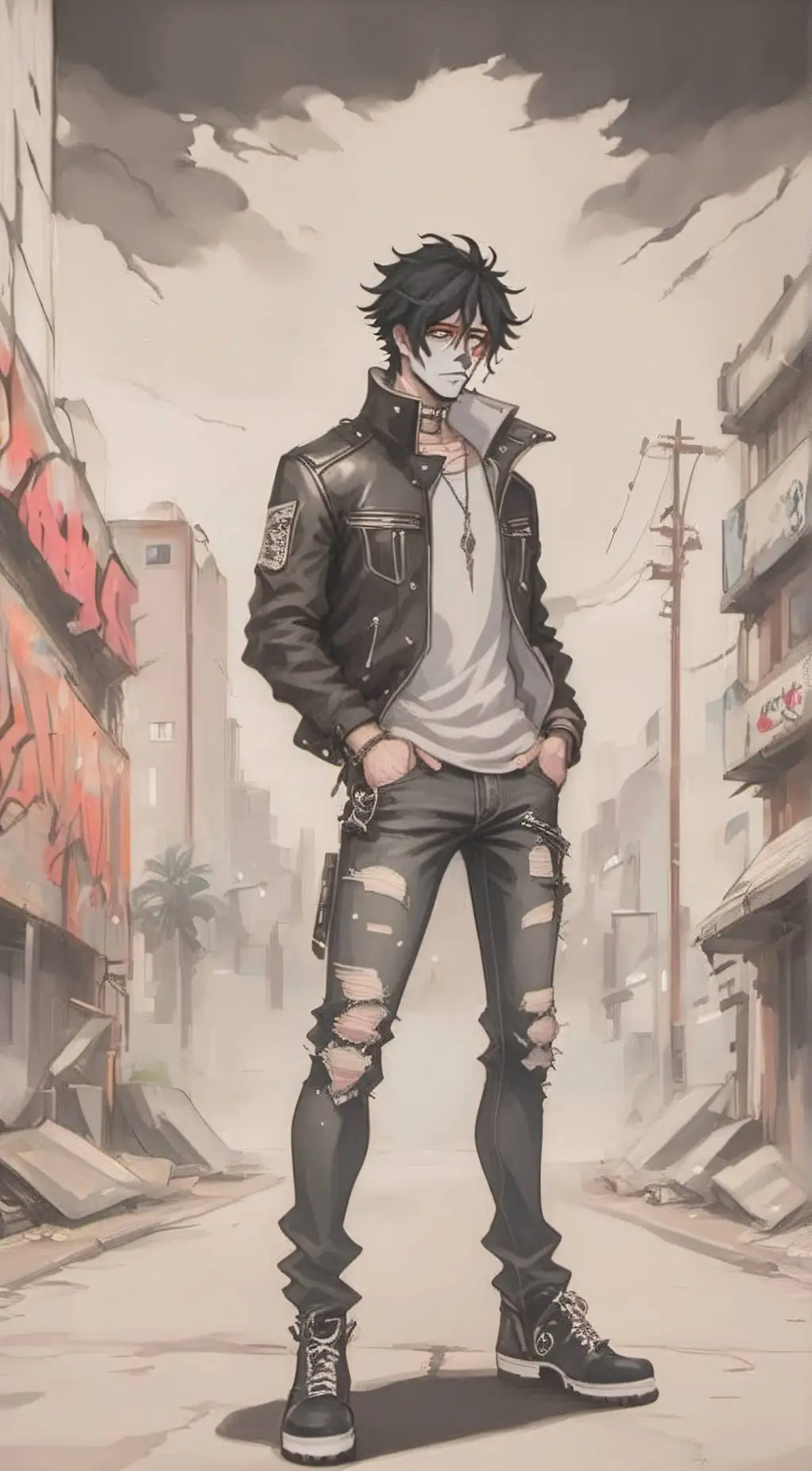 ai character: Blake background