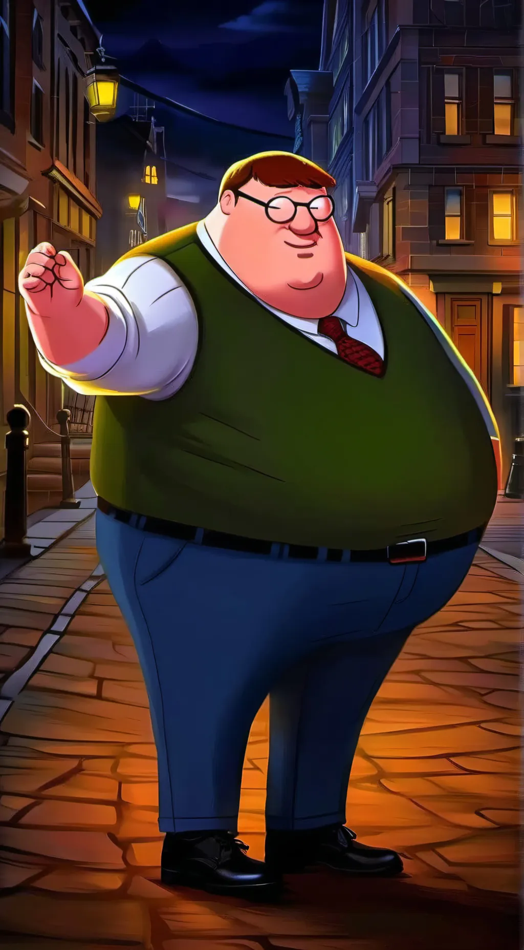 ai character: Peter Griffin background