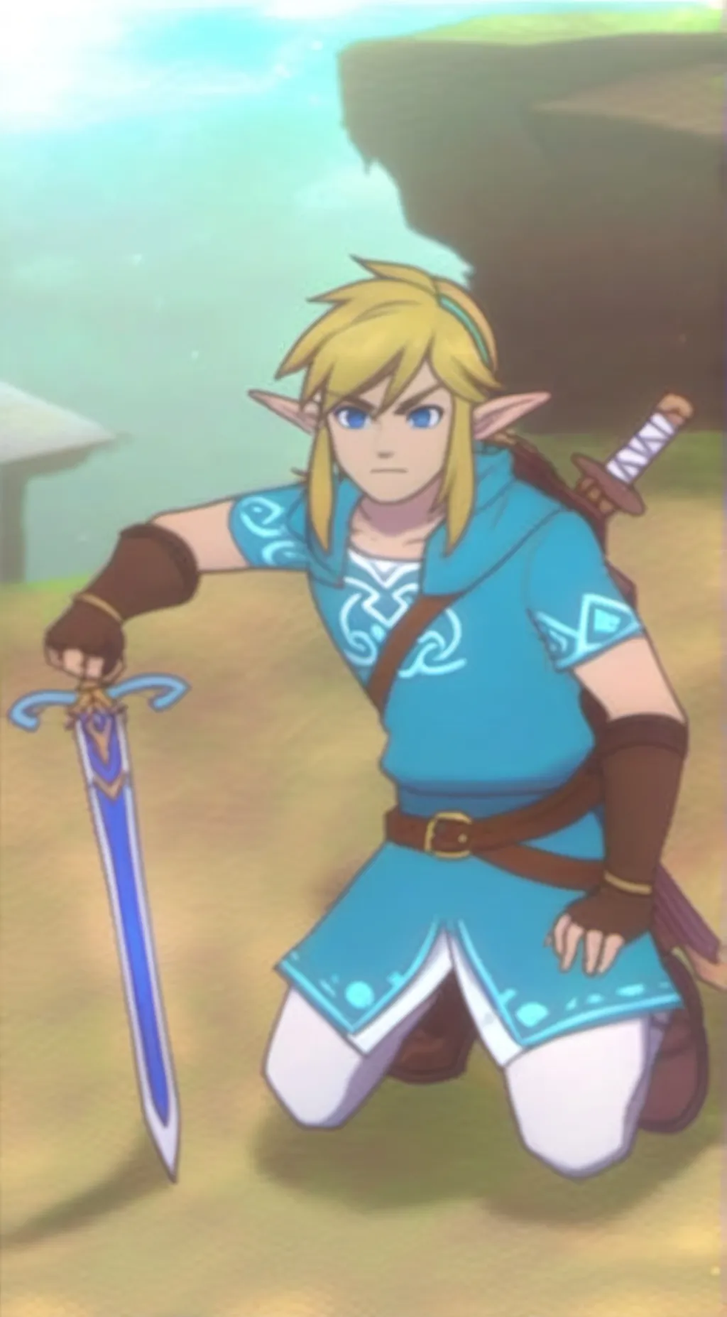 ai character: Link (botw) background