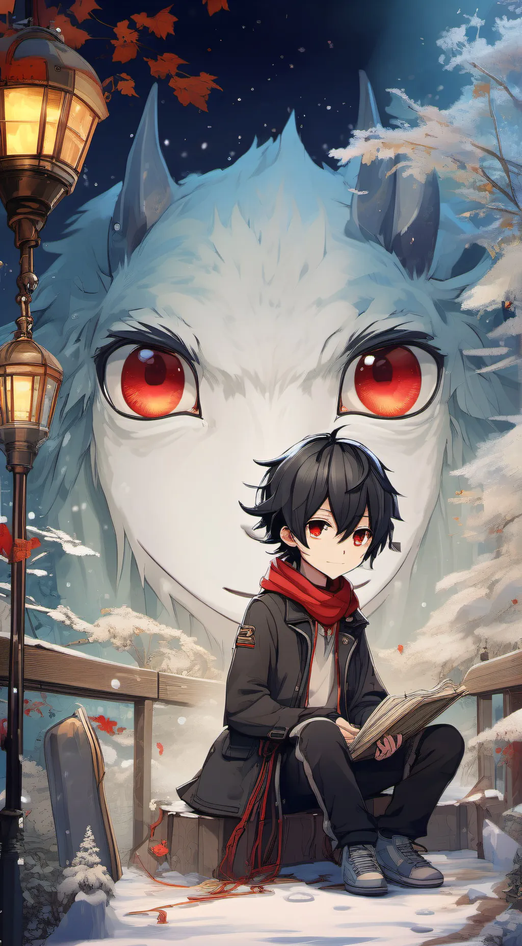 ai character: Damien background