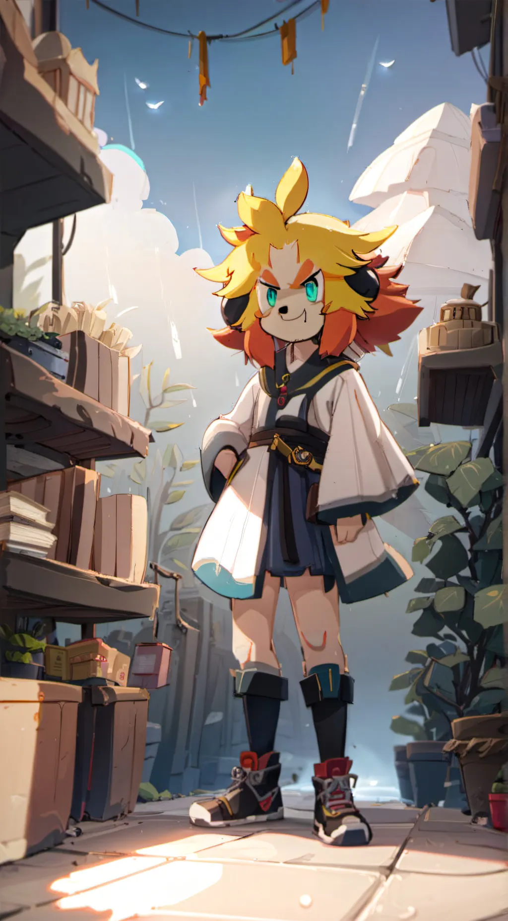 ai character: mikecrack background