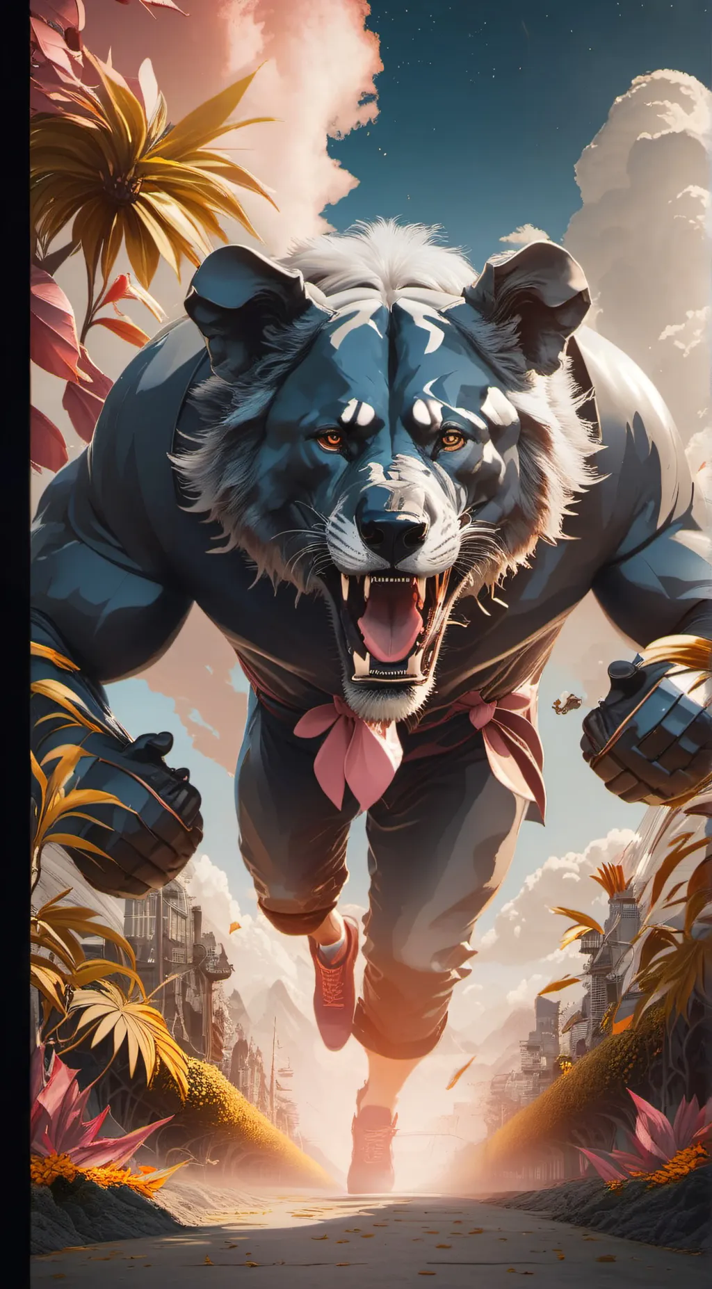 ai character: Werewolf  background