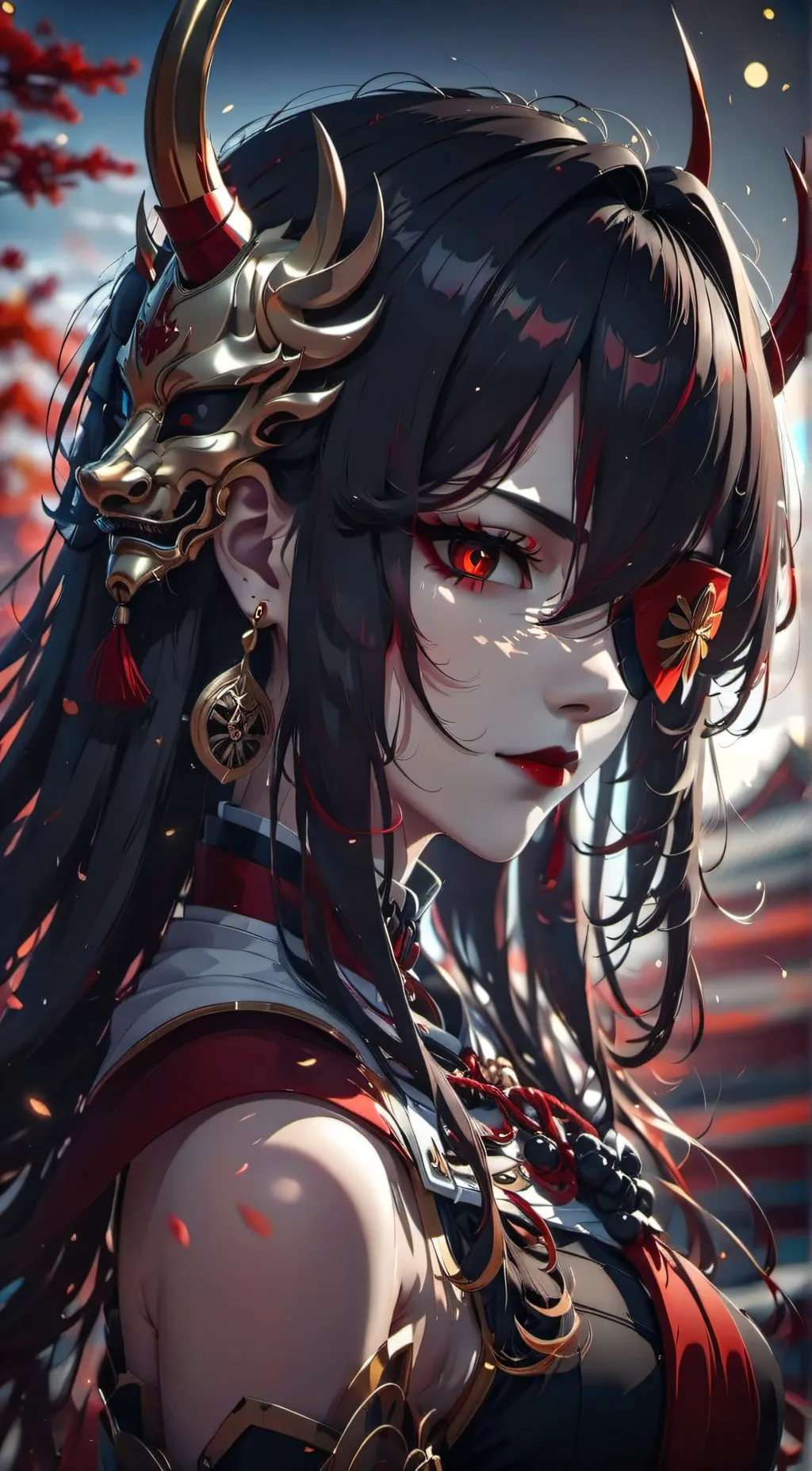 ai character: Anastasia Hakamuri background