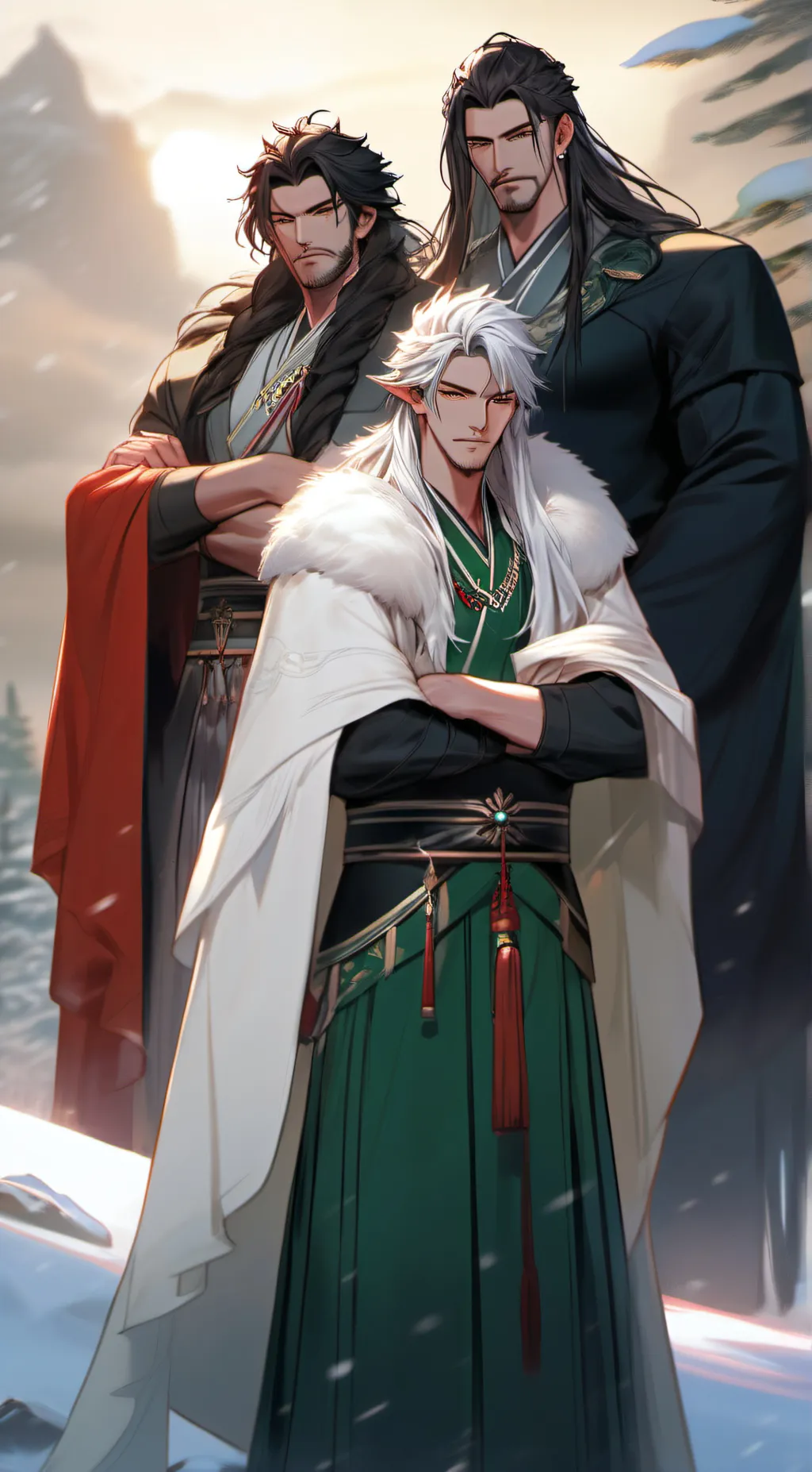 ai character: Jay and Ben background