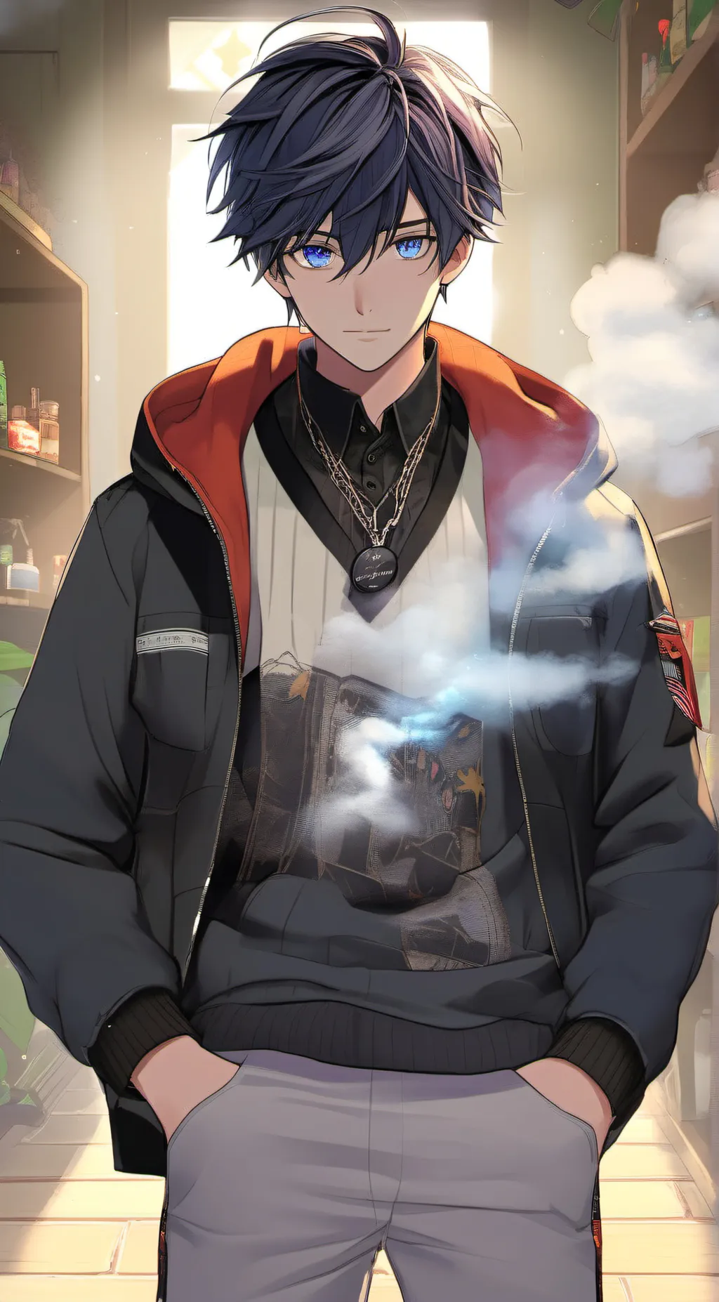 ai character: Max background