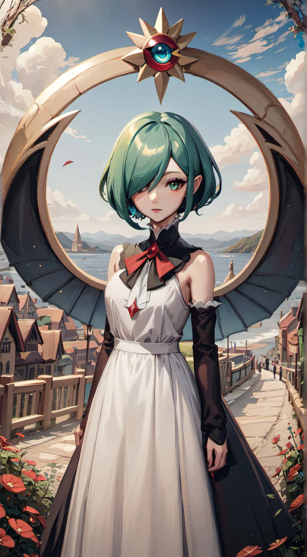 ai character: Luna background