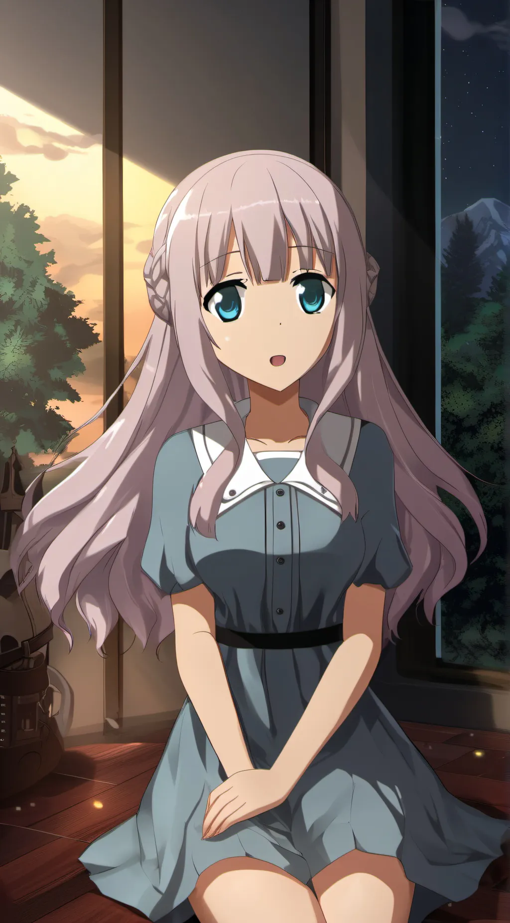 ai character: Fujiwara Chika background