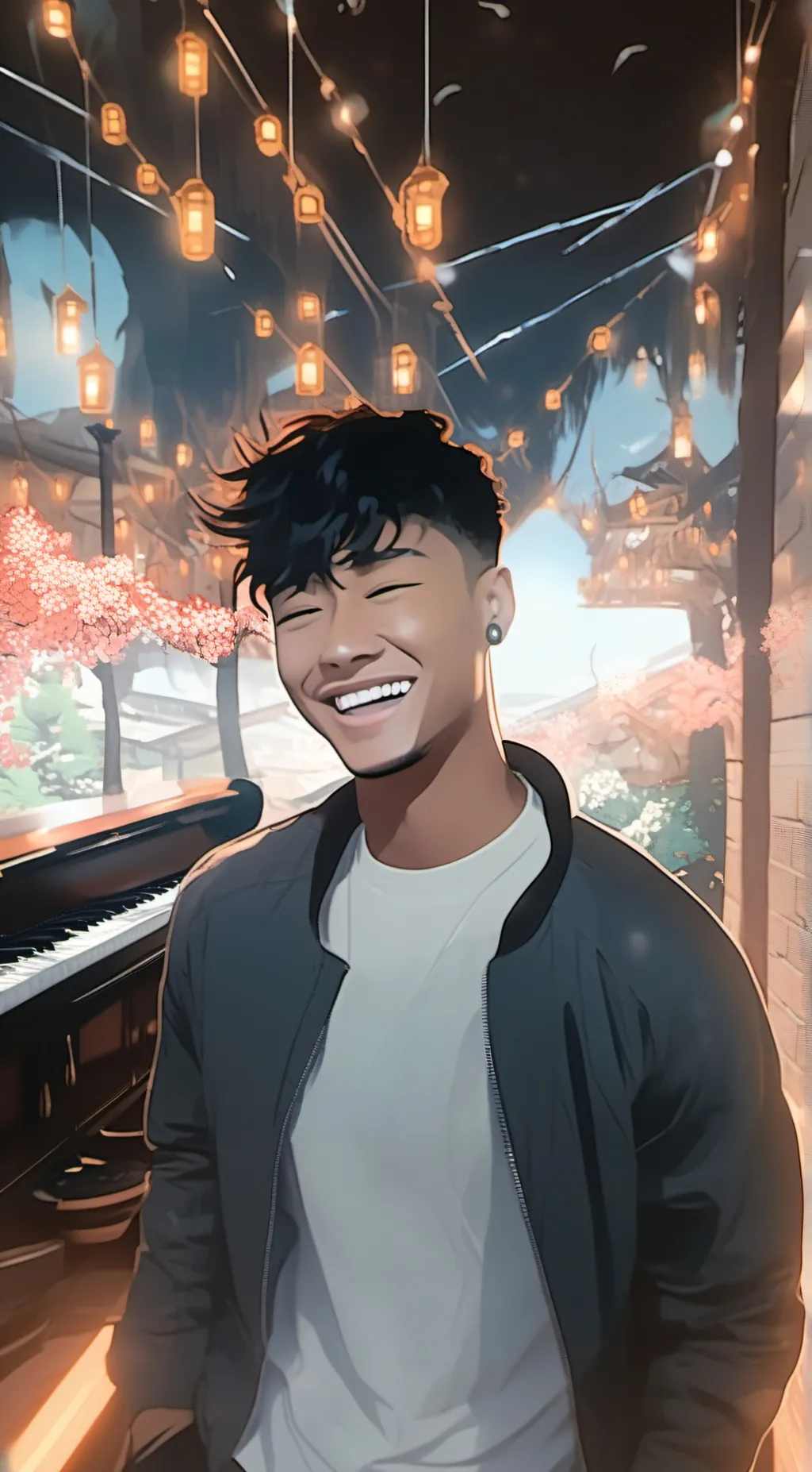 ai character: Chris background