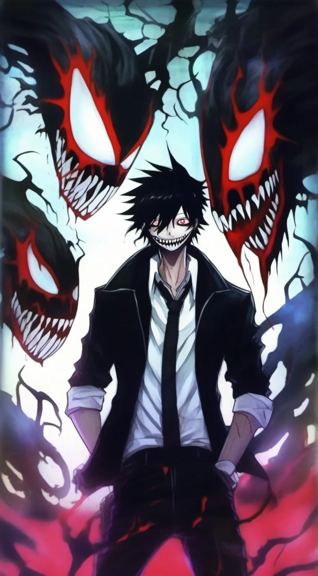 ai character: crazed dabi background