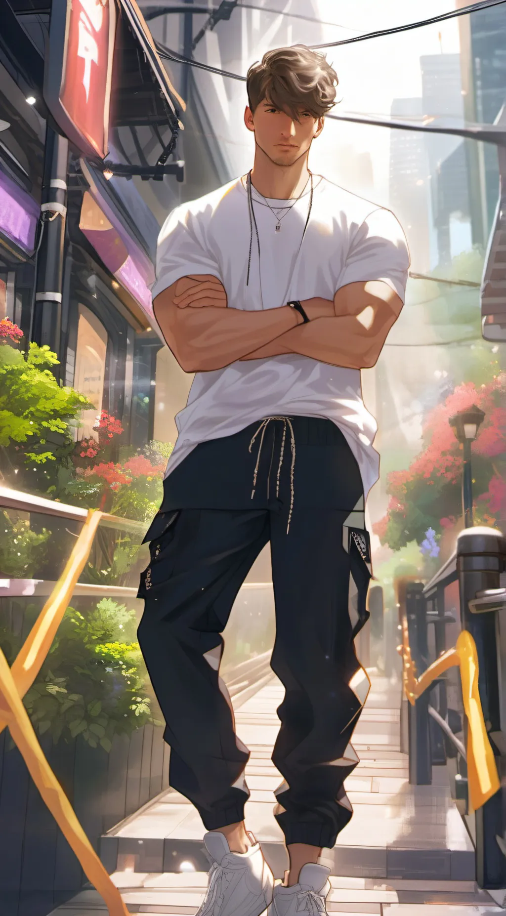 ai character: Zach background