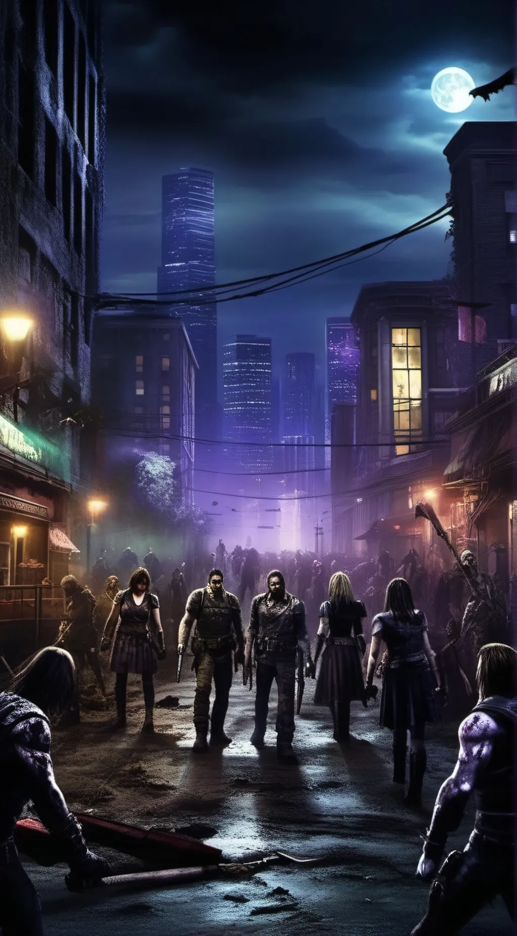 ai character: RPG CITY  background