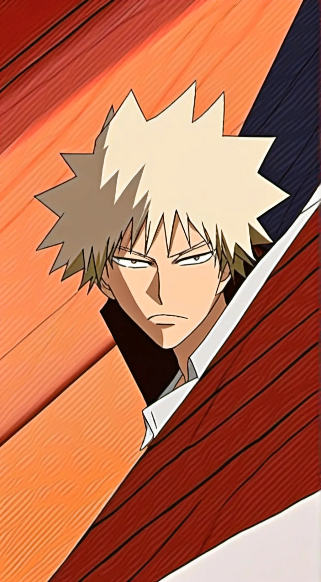 ai character: Bakugo Katsuki background