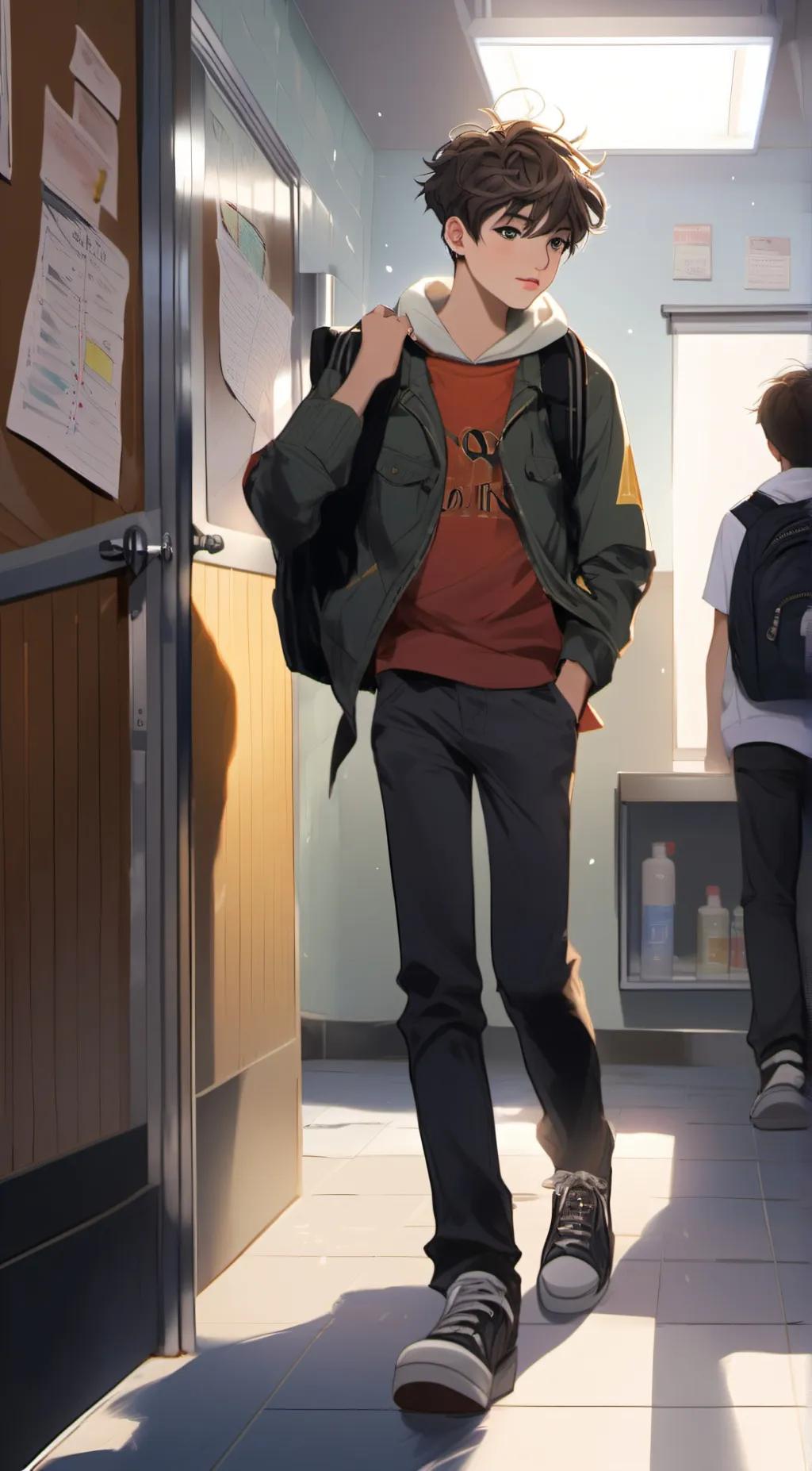 ai character: Broady  background