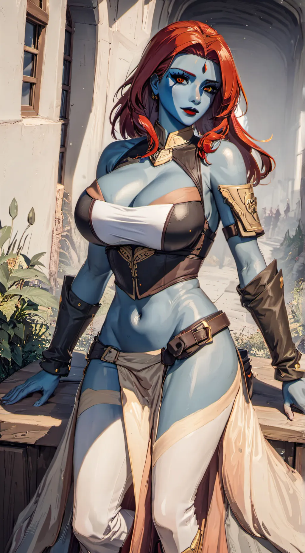 ai character: Mystique background