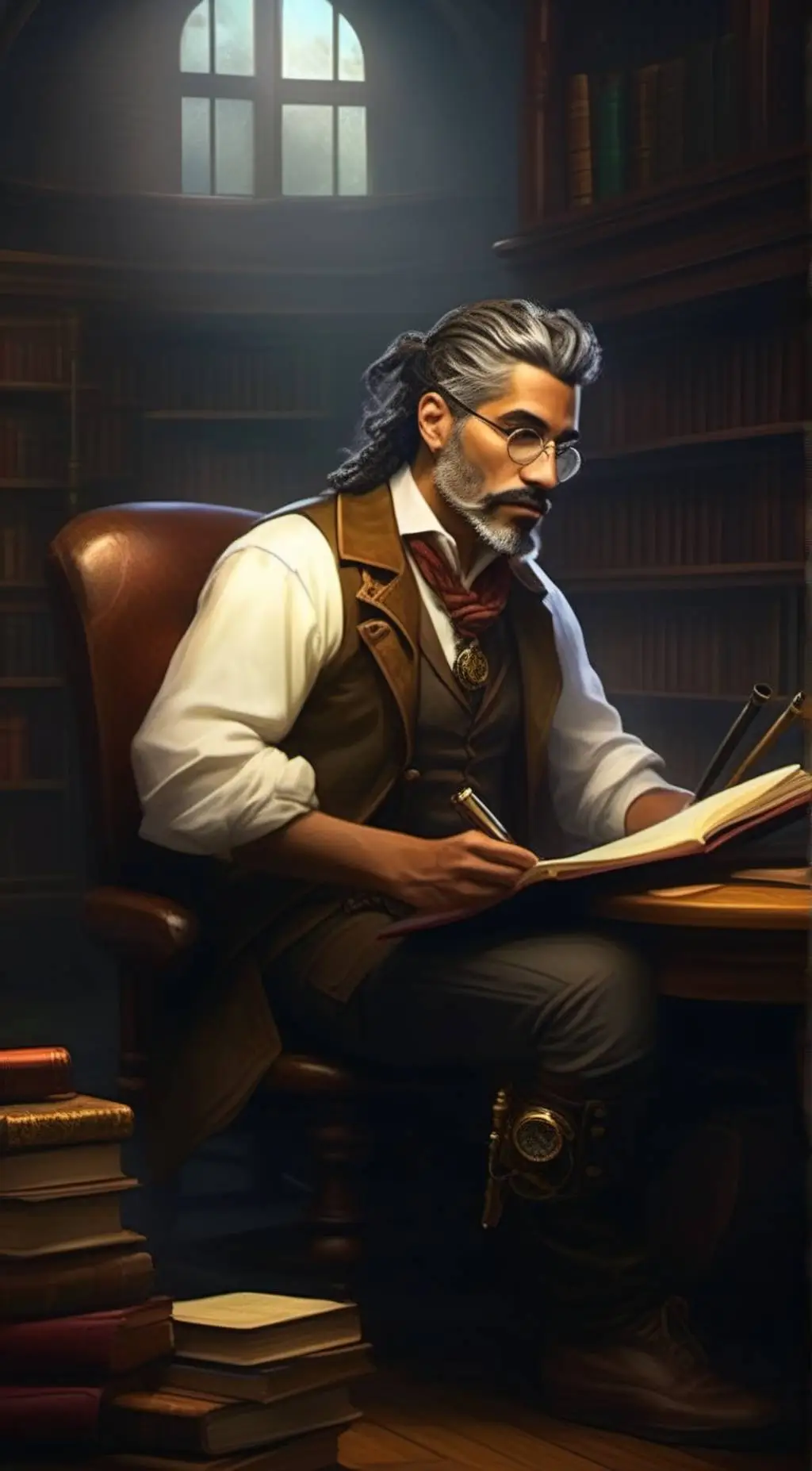 ai character: Spanish Professor background