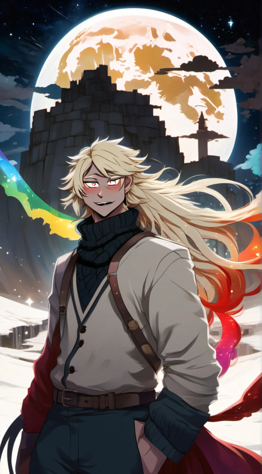 ai character: Doma  background