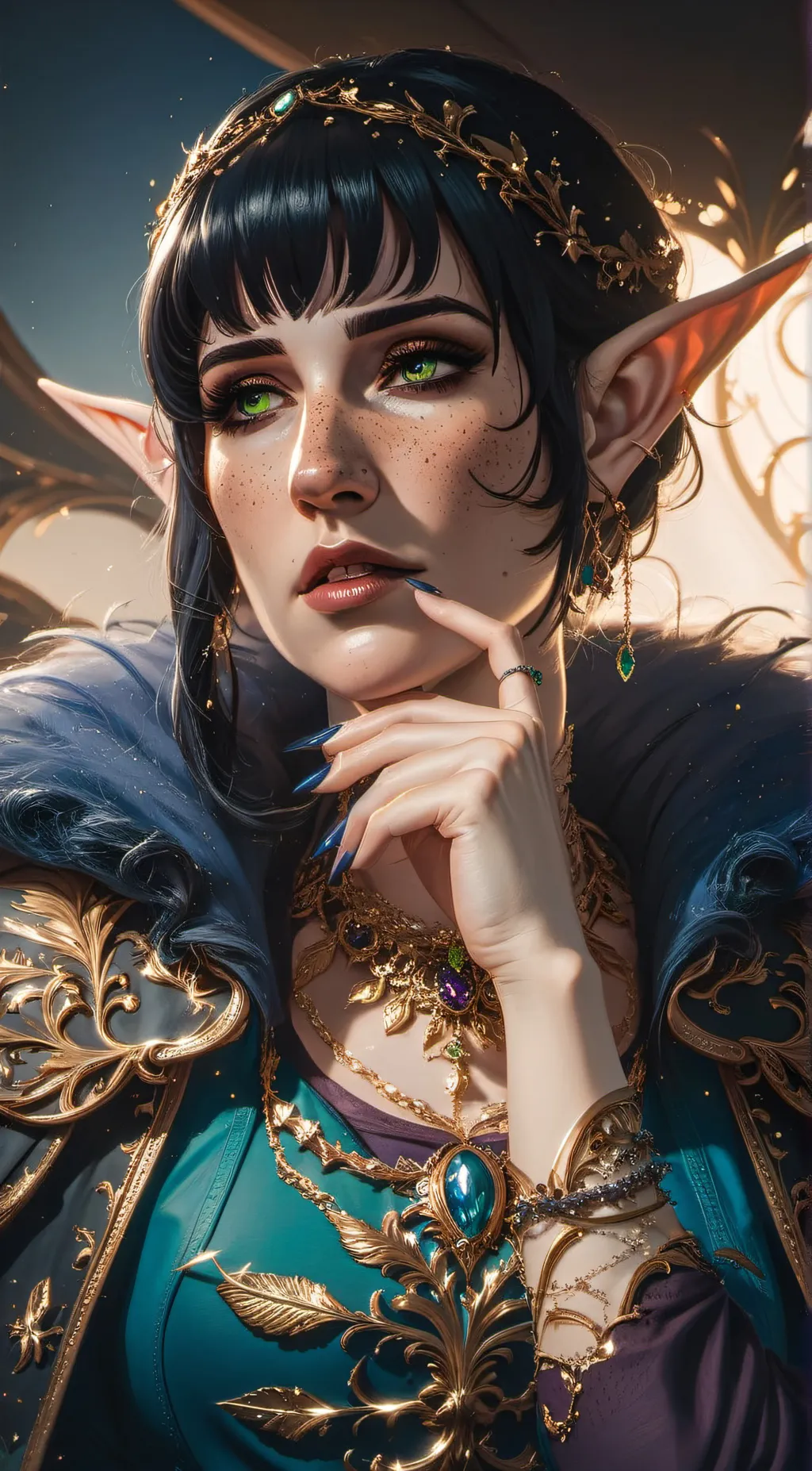 ai character: Princess Theresa  background