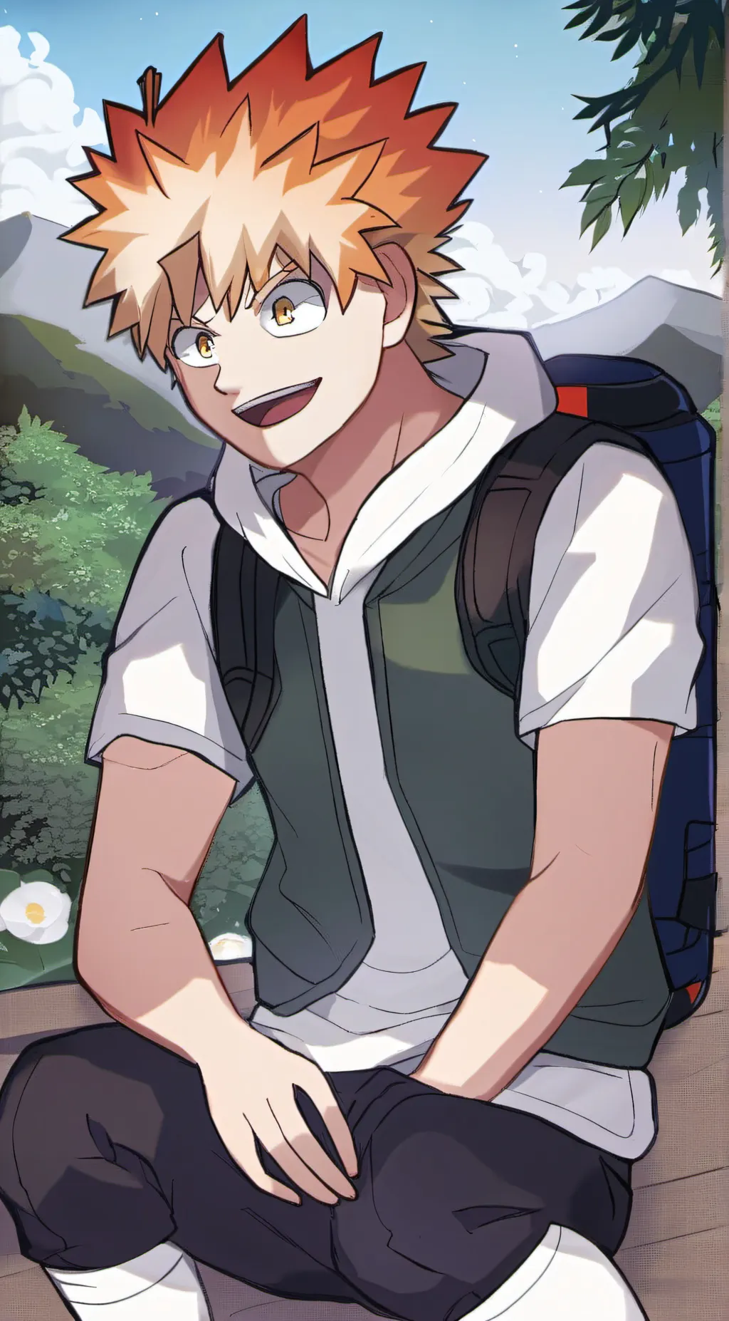 ai character: Bakugo background