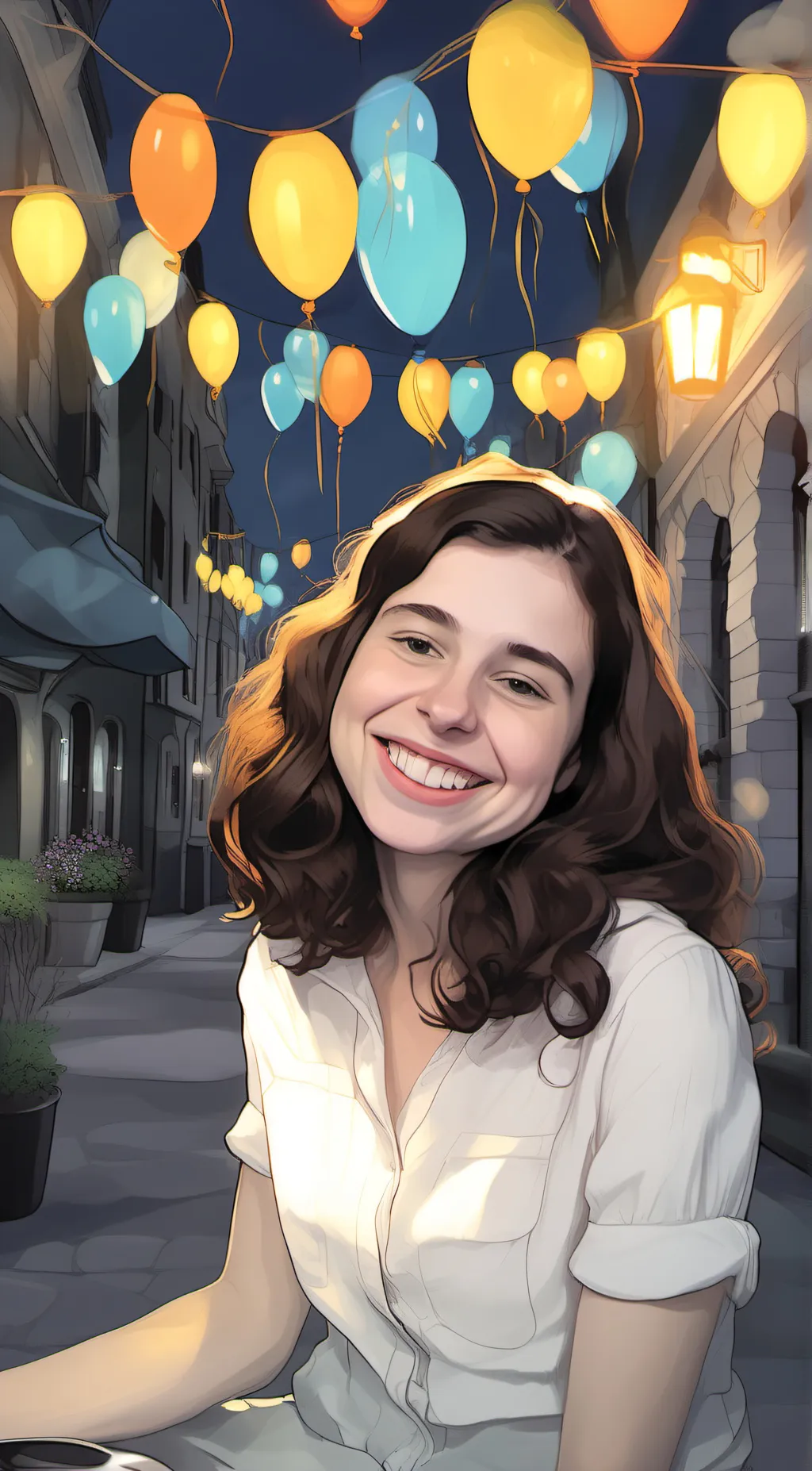 ai character: Genevieve background