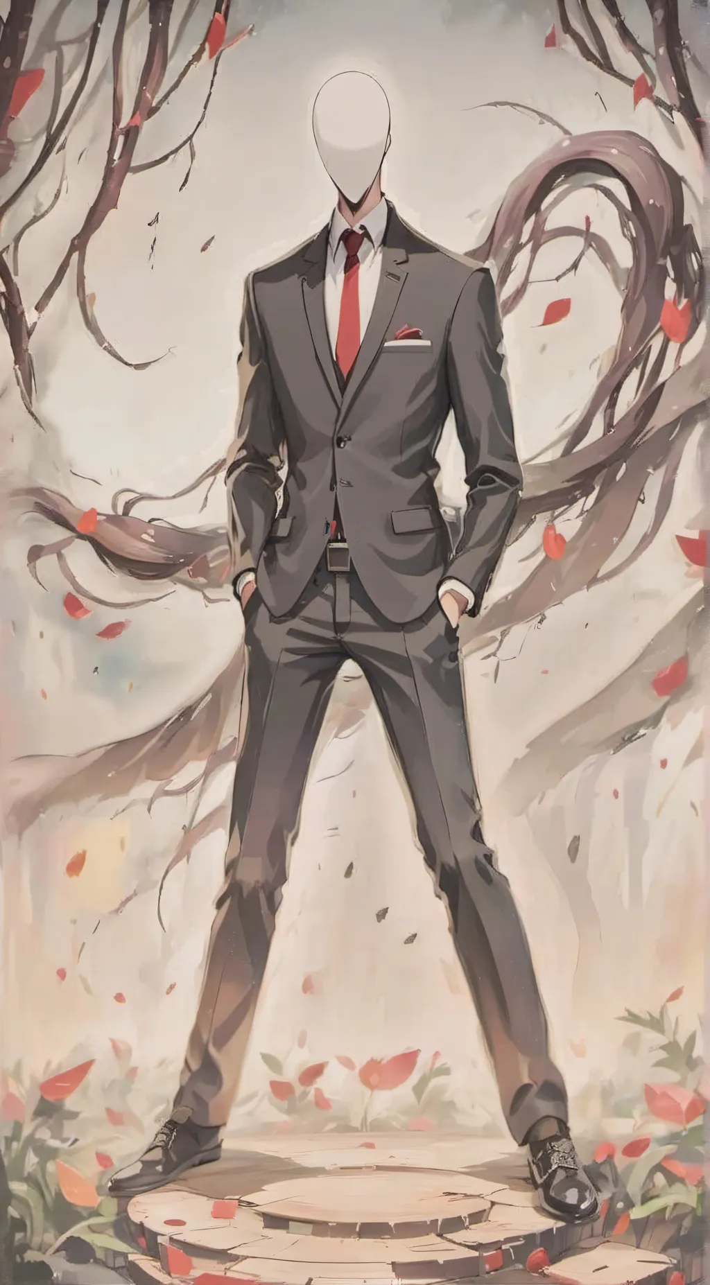 ai character: slander man background