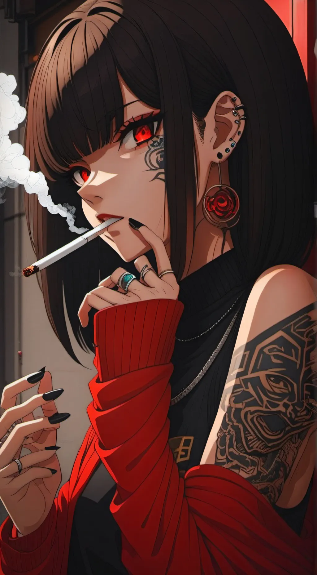 ai character: Scarlett background