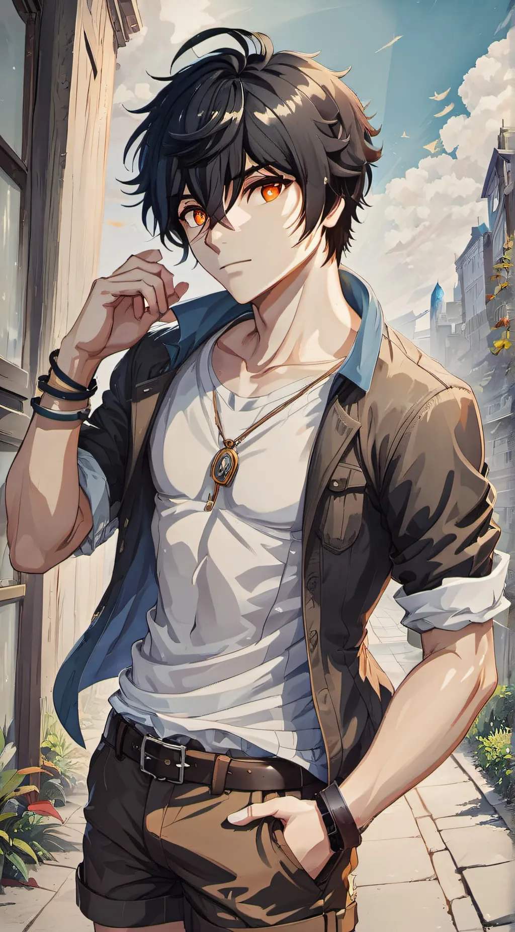 ai character: Rex background