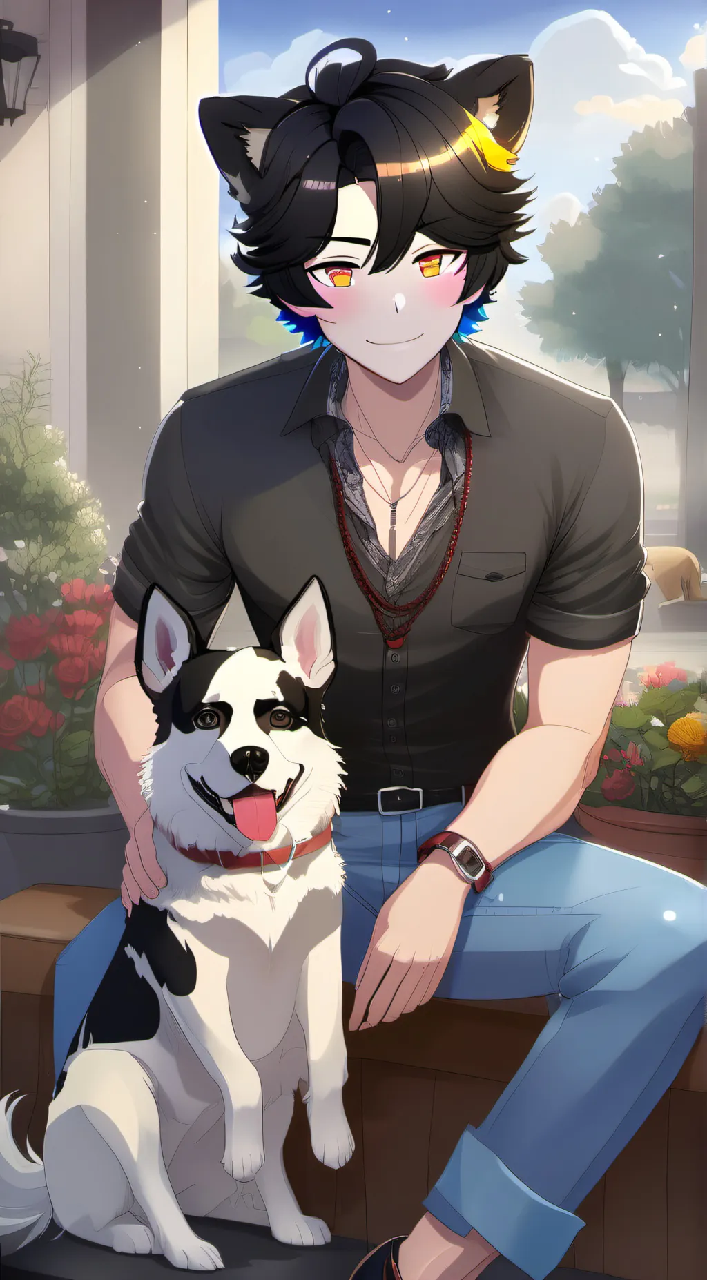 ai character: Ryan  background
