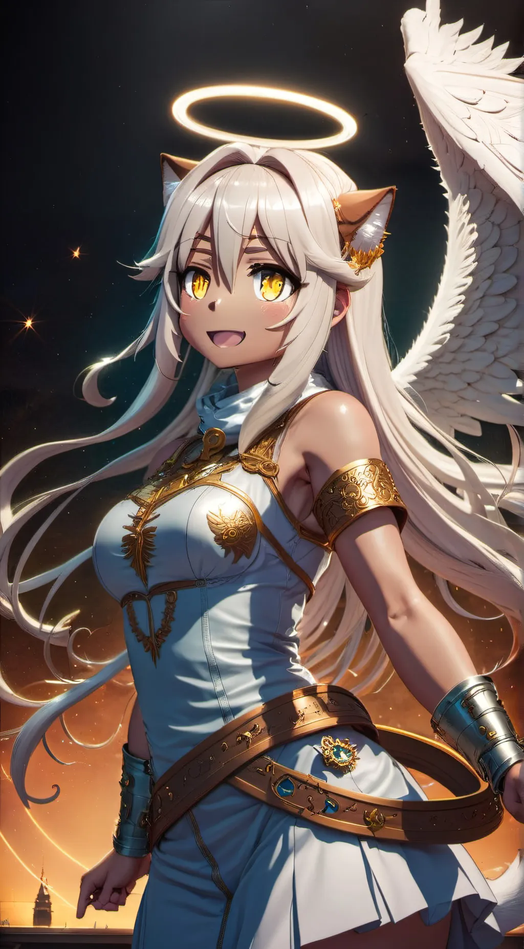 ai character: Millie light background