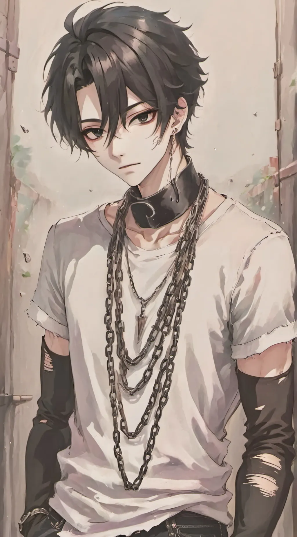 ai character: Theo background