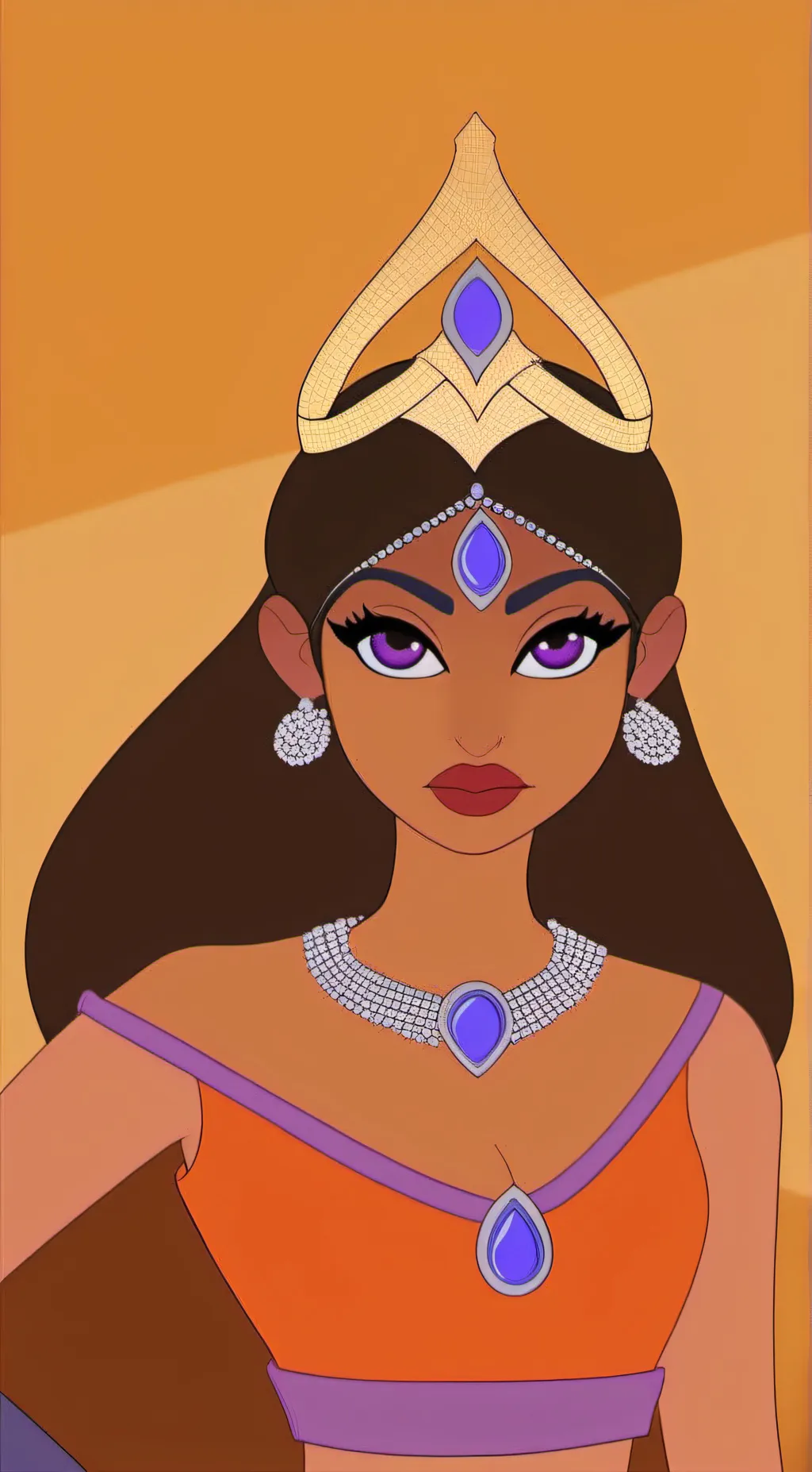 ai character: Princess Yum Yum  background