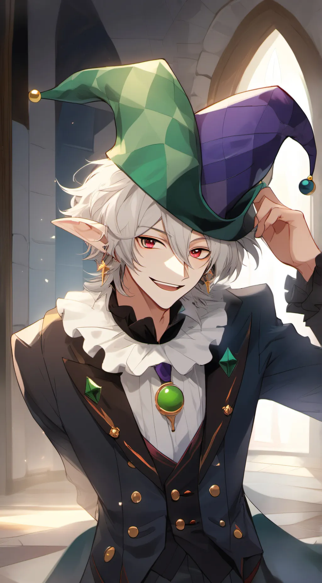 ai character: bitter giggle background