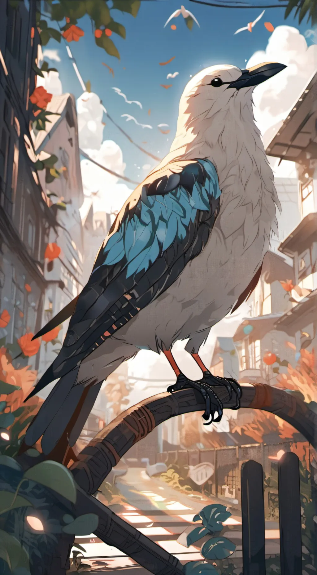 ai character: burdy background