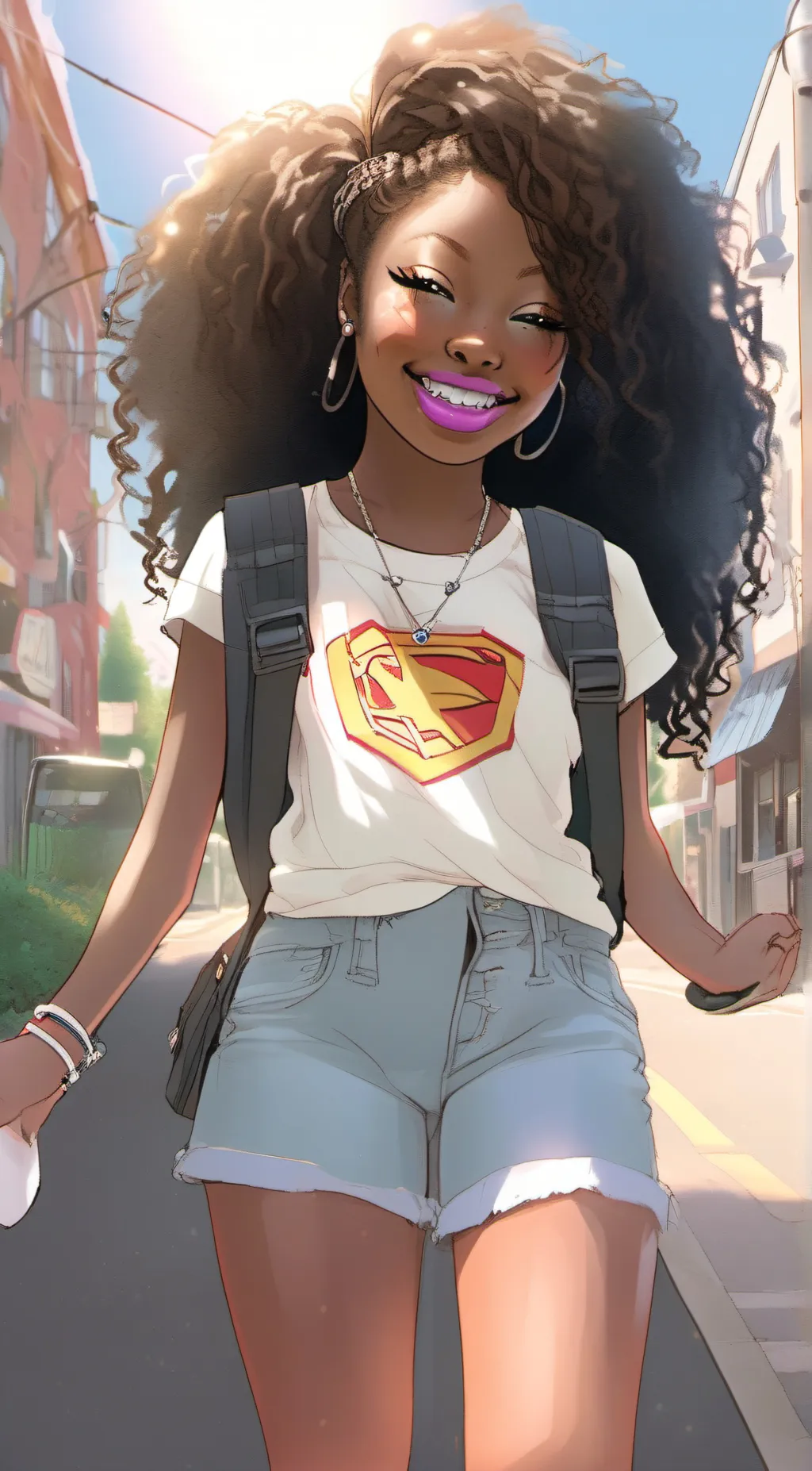 ai character: Stacy background