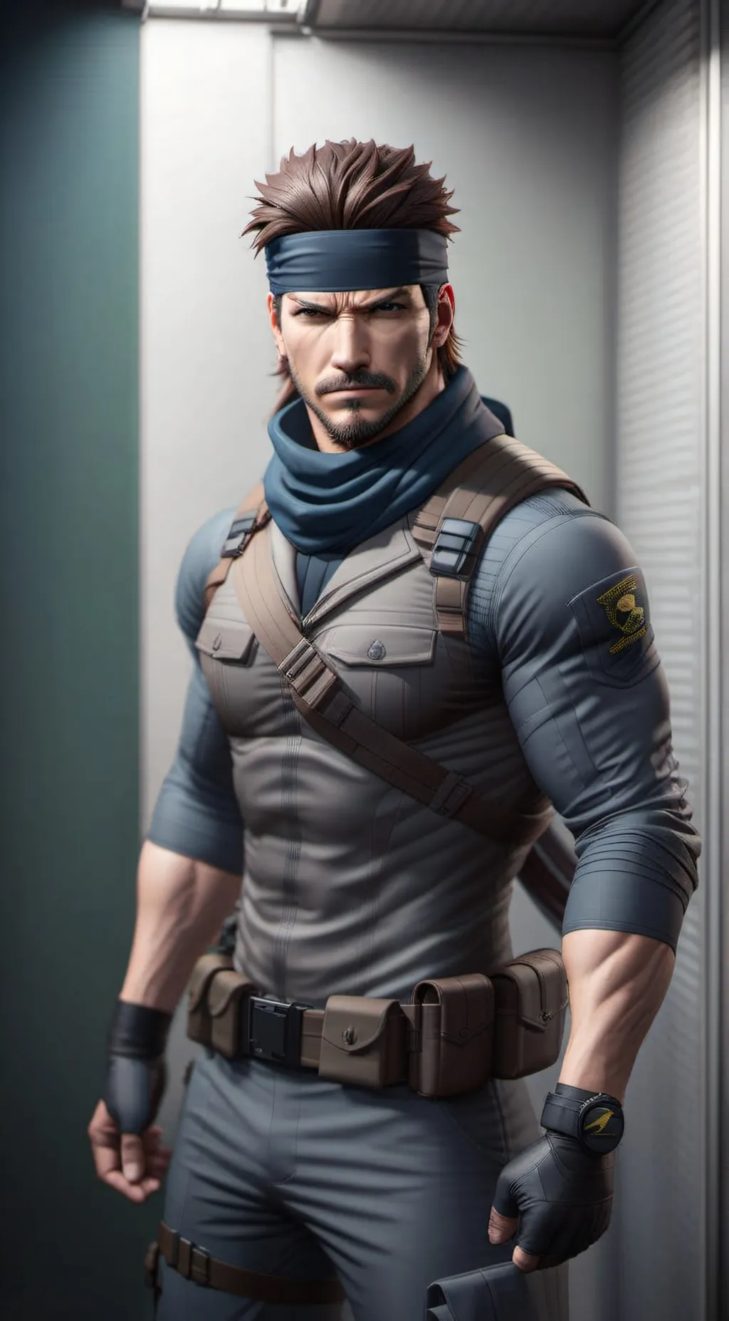 ai character: Solid Snake background