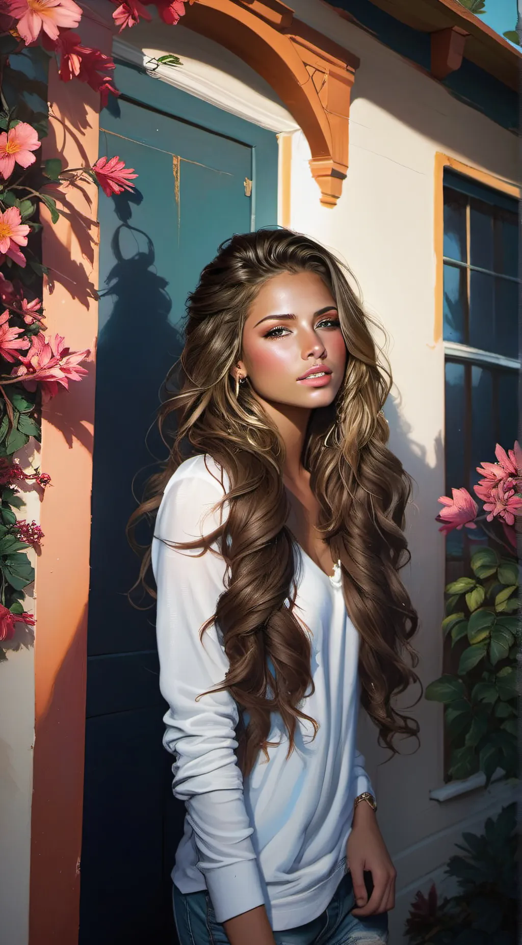 ai character: Gabriella  background