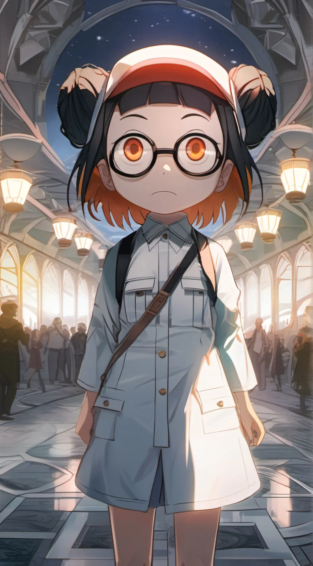 ai character: pomni  background