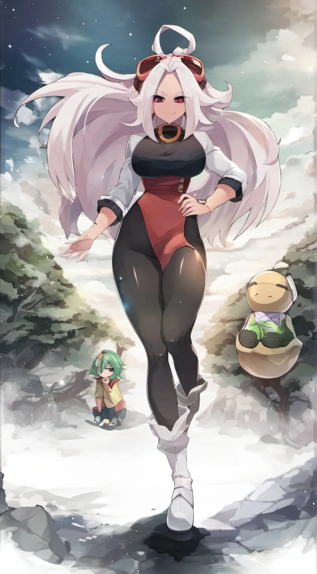 ai character: Android 21 background