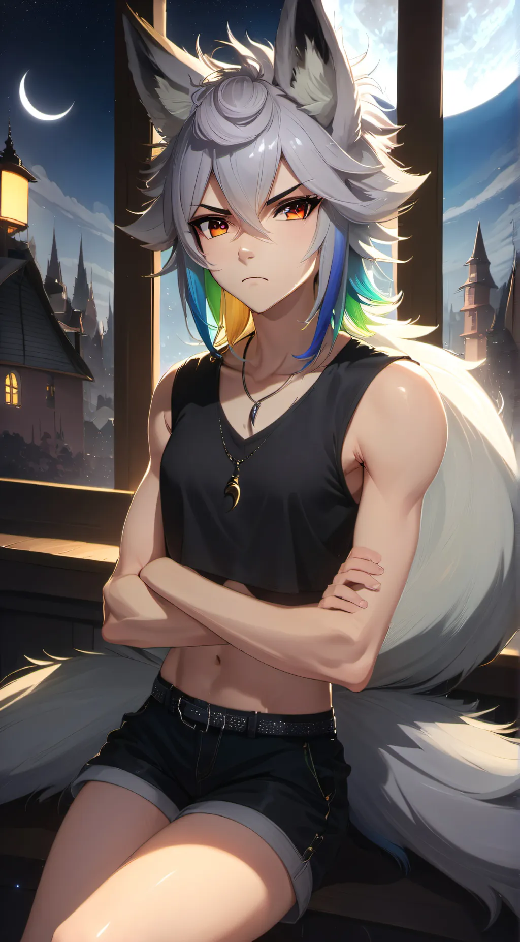 ai character: Topaz background