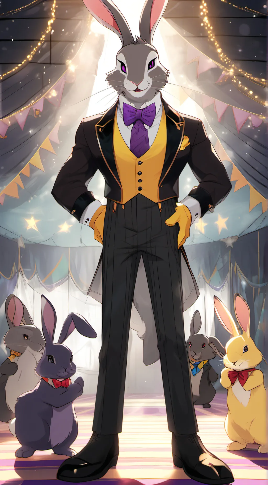ai character: JAX background