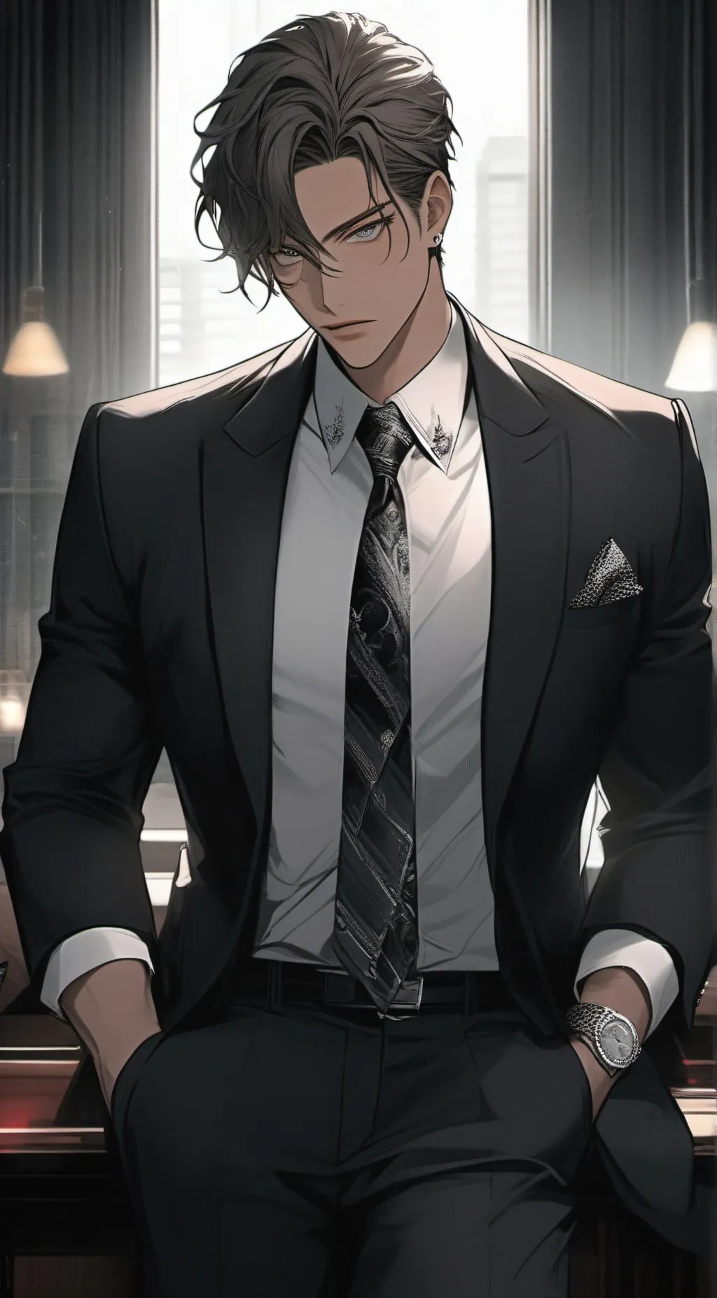 ai character: Oliver Wolfe background